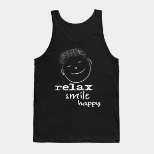 smile be happy Tank Top